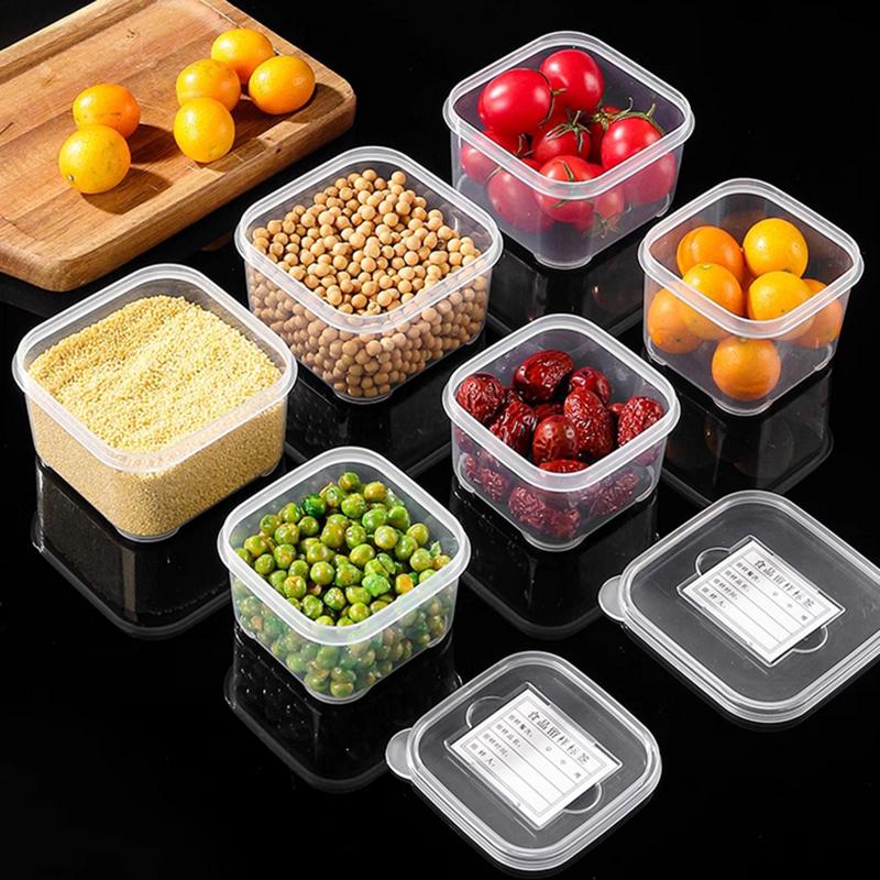 Mini Kleiner Snack-Organizer mit 1/4/6 Fächern Ketchup Salat Gewürze Tragbarer Lebensmittelbehälter Küchengewürz-Aufbewahrungsbehälter