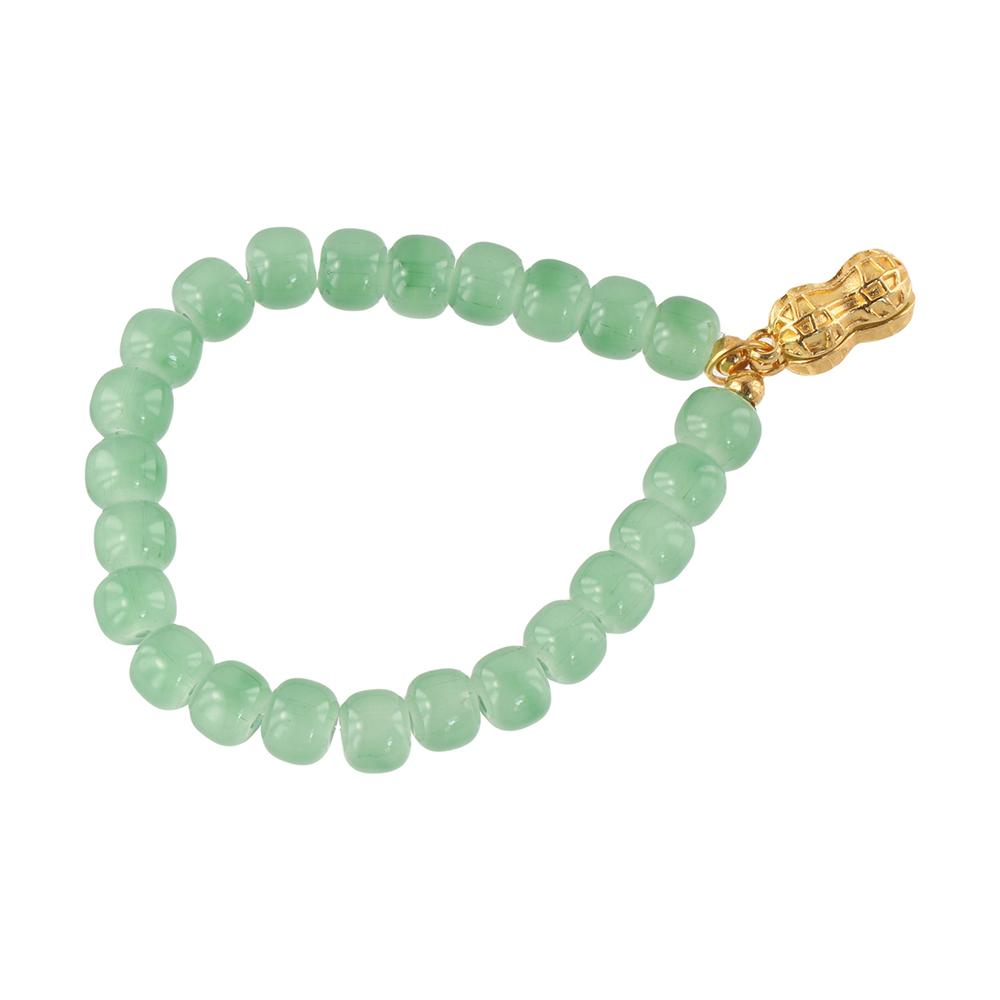 Green Female Hand Chain Stone Bracelets Gradient Stone Bead Bracelets Korean Style Bracelets