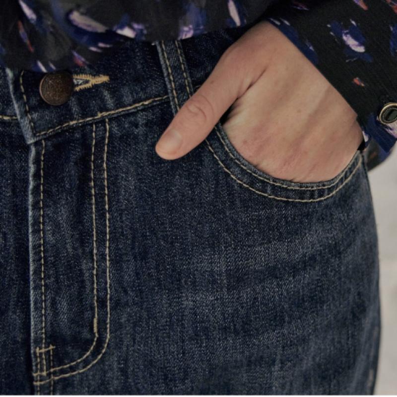 MAXZA Semi Bootcut Denim Pants Zd10ql408na