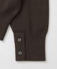 XOX Essential Henley Neck Crop Knit [Brown]
