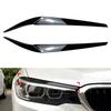Car Front Headlight Eyebrows Eyelids for BMW 5 Series G30 2017-2020 Eyelash Head Light Lamp Stickers Trims Body Kits