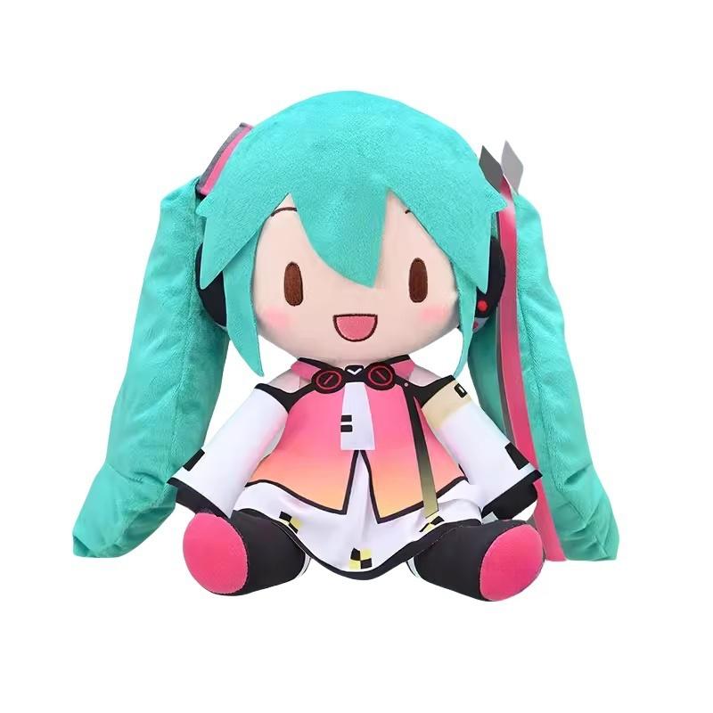 Miku Fuwa Petit Project DIVA MEGA39s Star Voice Authentic Genuine Original 30cm Sitting Plush Doll PP Cotton Toy