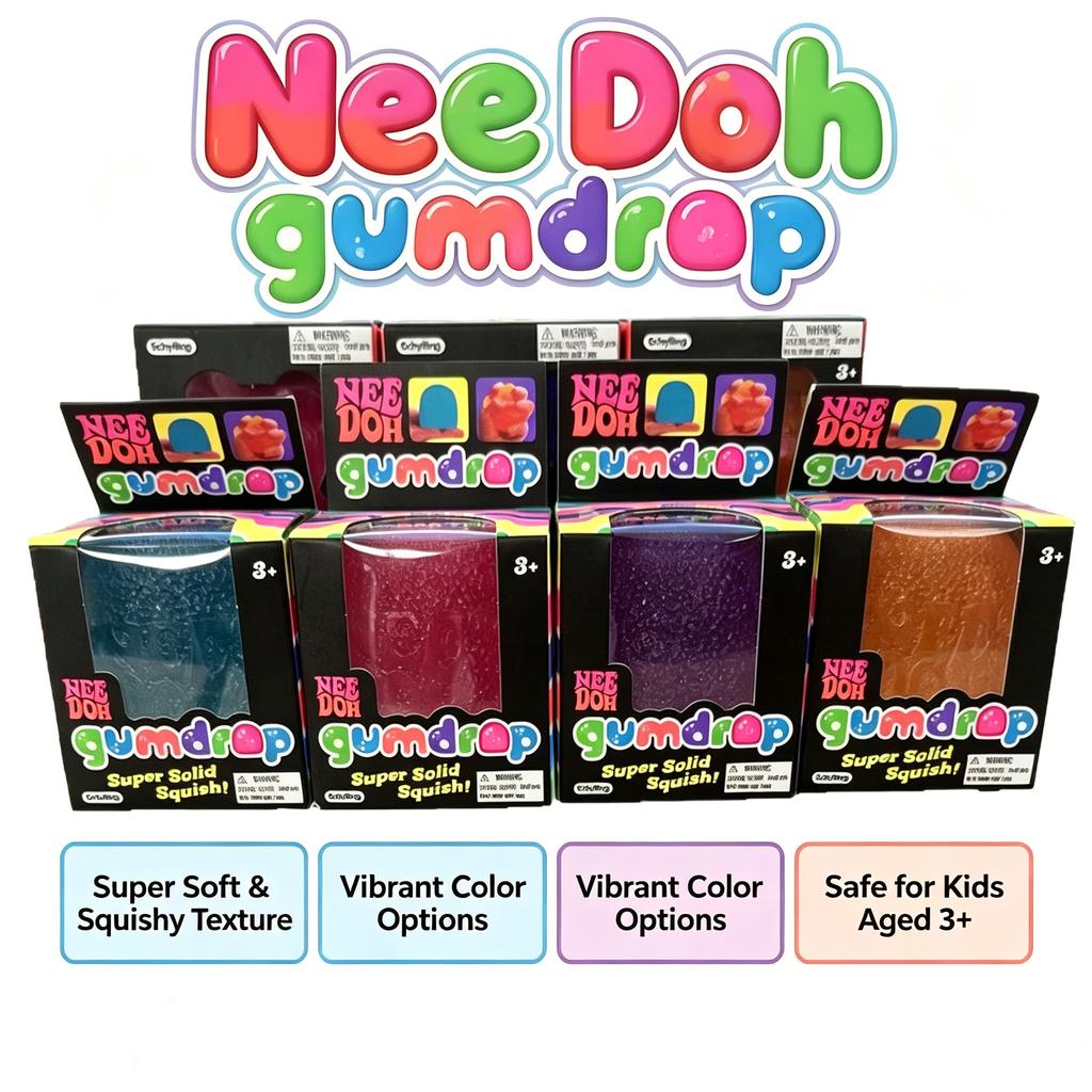 Nee Doh Maltose Slow Rising Stress Relief Ball Schylling Soft Squeeze Fidget Toy