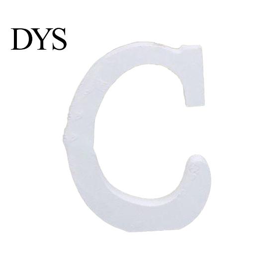 White Wooden Letter Capital Bridal Party Home Shop Name Decor Wedding Favour