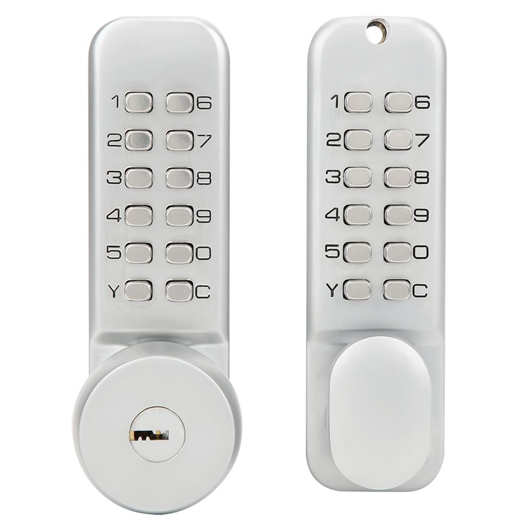 Double Sided Mechanical Password Lock with Keys Courtyard Door Coded Lock Home Supplies