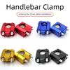 Aluminum Handlebar Clamp Protector Motorcycle Handlebar Clamp Handlebar Risers Adapter Stylish Appearance For Motorcycles