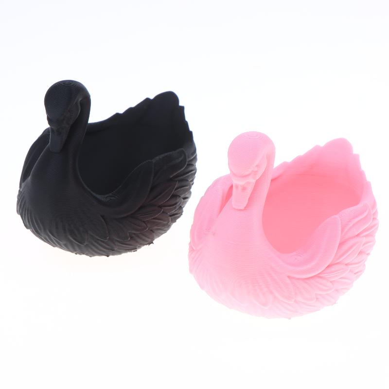 Swan Shaped Key Holder Bowl Swan-Shaped Storage Tray Elegant Swan Organizer Key Wallet Holder Succulents Plant Pot Desktop Tray