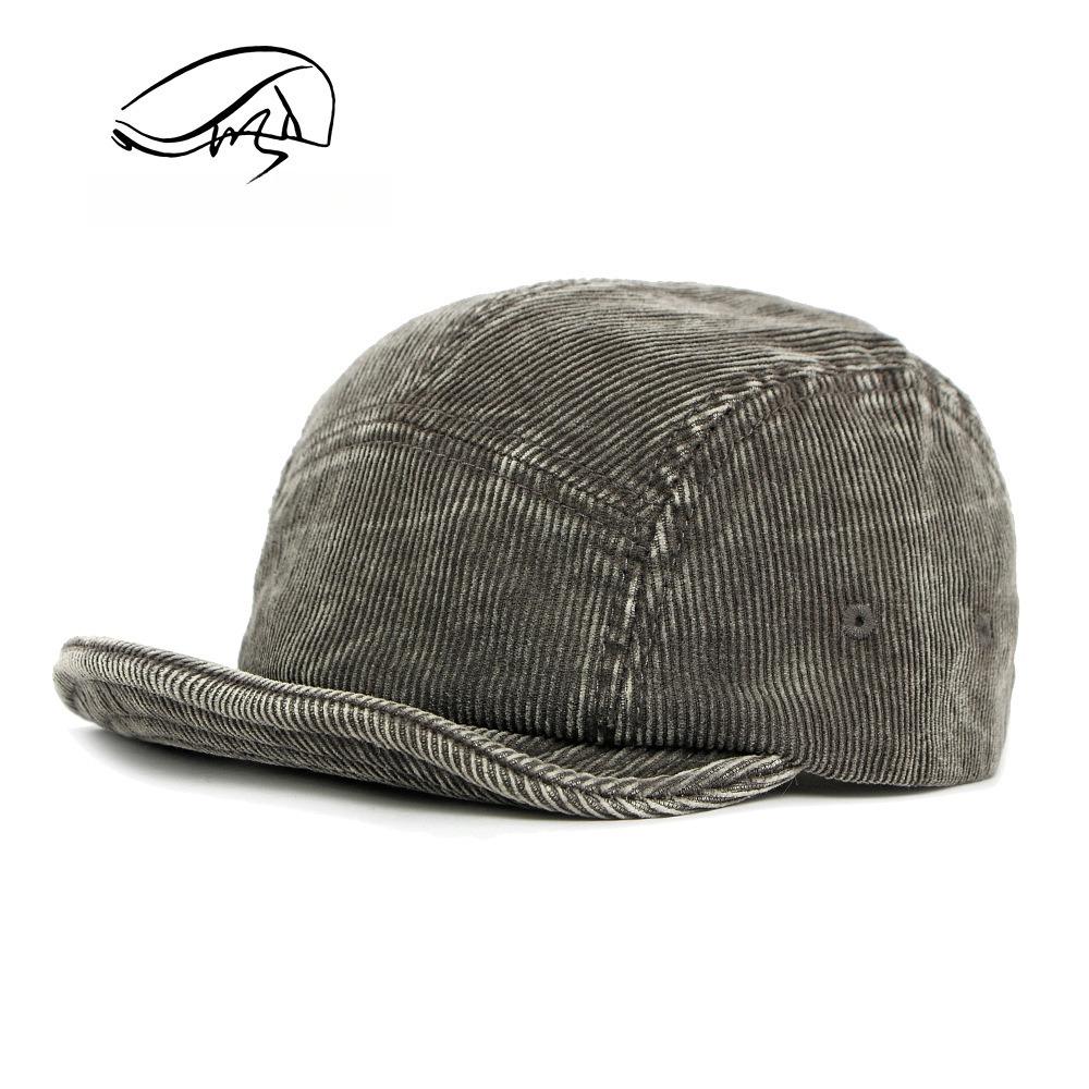 1pc Casual Solid Color Baseball Corduroy Caps for Men Women Soft Top Short Brim Baseball Hat Male Female Adjustable Snapback Cap