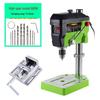 Multifunctional Desktop Electric Drill Press with Digital Display, 220V Industrial Grade Bench Drill for Household Use.