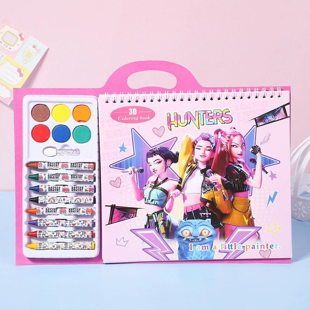 Libro da Disegno Diavolo Rumi Mira Zoey Copia DIY Immagine Libro da Colorare Interessante Per Bambine Bambini Giocattoli di Compleanno Regali di Natale