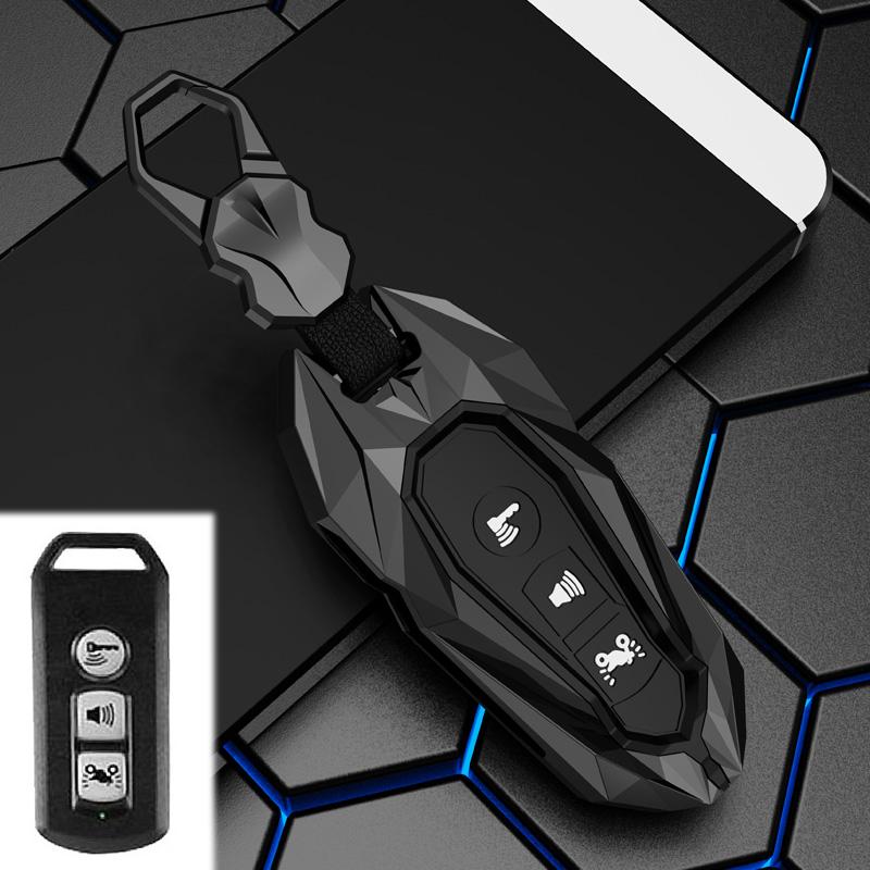 Zinc Alloy Car Key Case Smart Remote Control Fob Cover For Honda Airblade 125 C125 Super Cub Scooter Vario 150 PCX Forza 300