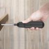 NANWEI 3.6V Mini Cordless Screwdriver with Slotted Cross Screw Bit Hand Tool Electric Screwdriver USB Rechargeable Handheld Screw Driver with 2-color