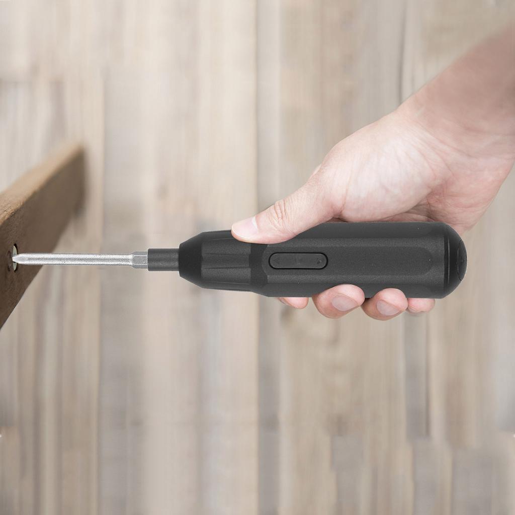 NANWEI 3.6V Mini Cordless Screwdriver with Slotted Cross Screw Bit Hand Tool Electric Screwdriver USB Rechargeable Handheld Screw Driver with 2-color