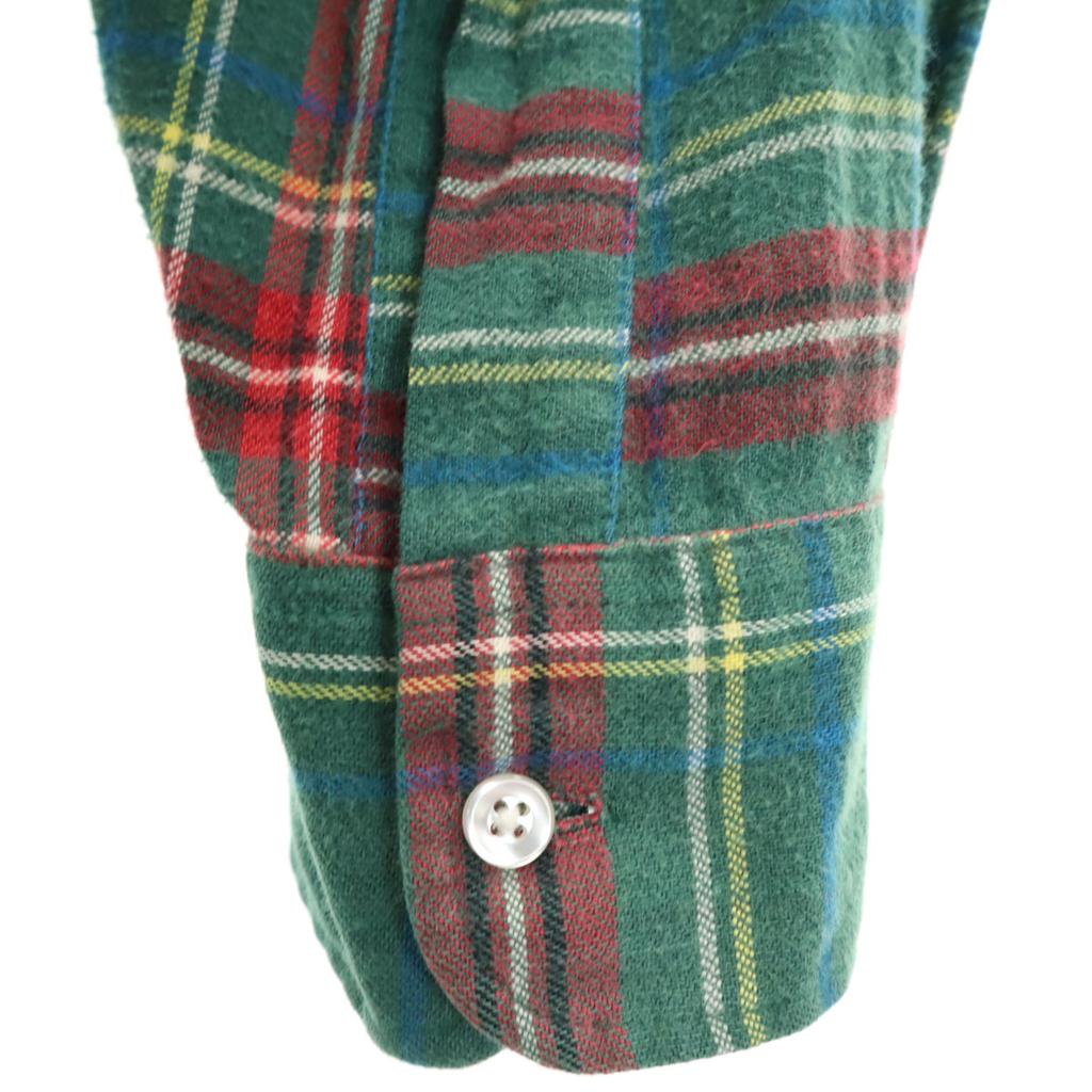 L.L.Bean 80s Made in USA Vintage Check Pattern Long sleeve Flannel shirt Men's Used