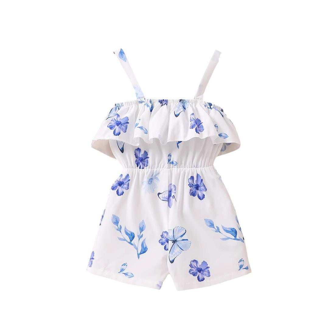 

Модные комбинезоны для девочек 2025 года, милые детские комбинезоны на лето 110cm белый