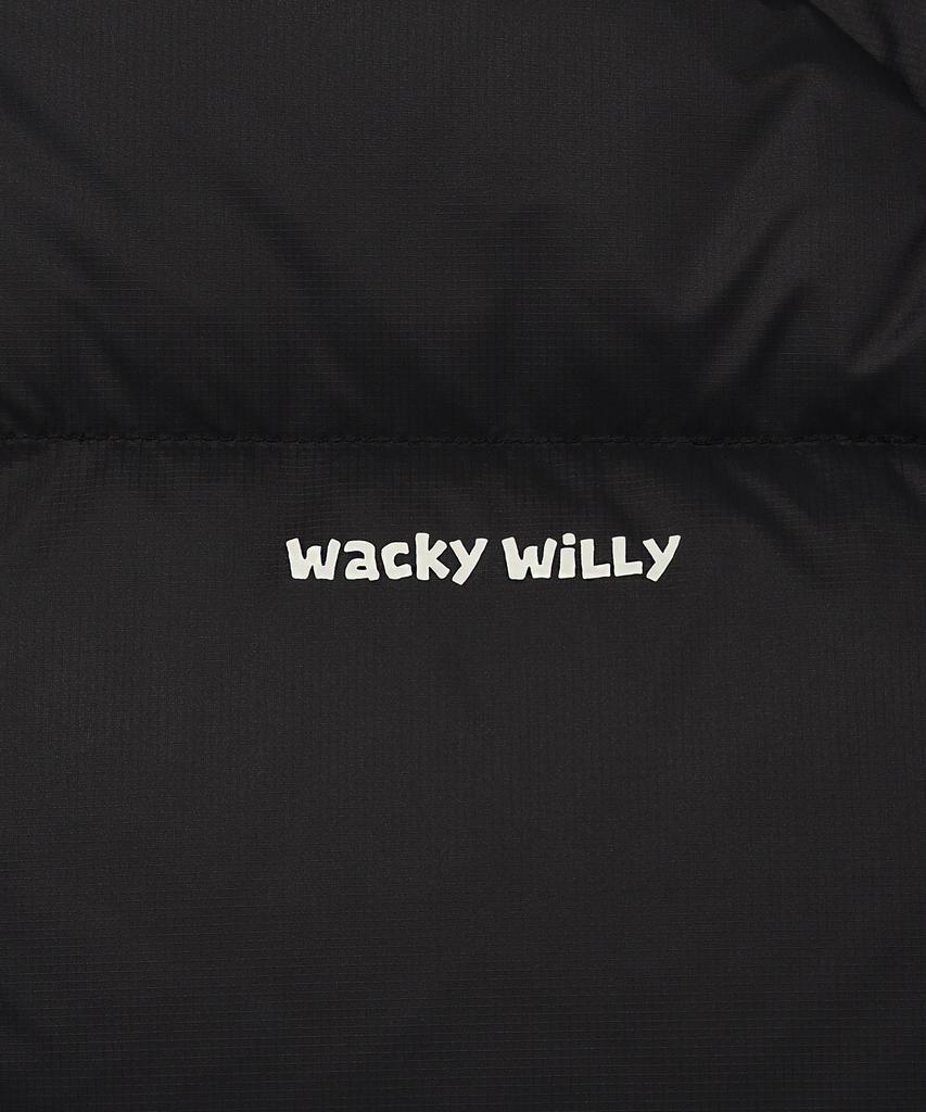 Wacky Willy Pertex Ripstop Hooded Down Jumper Black