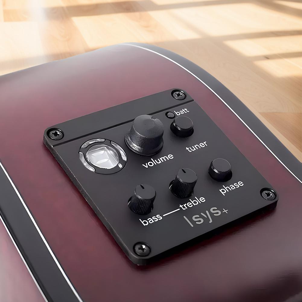 Acoustic Guitar Pickup Acoustic Guitar Preamp EQ Tuner Electric Box Mic Blend Preamp Piezo Pickup EQ Equalizer for Fishman ISYS+