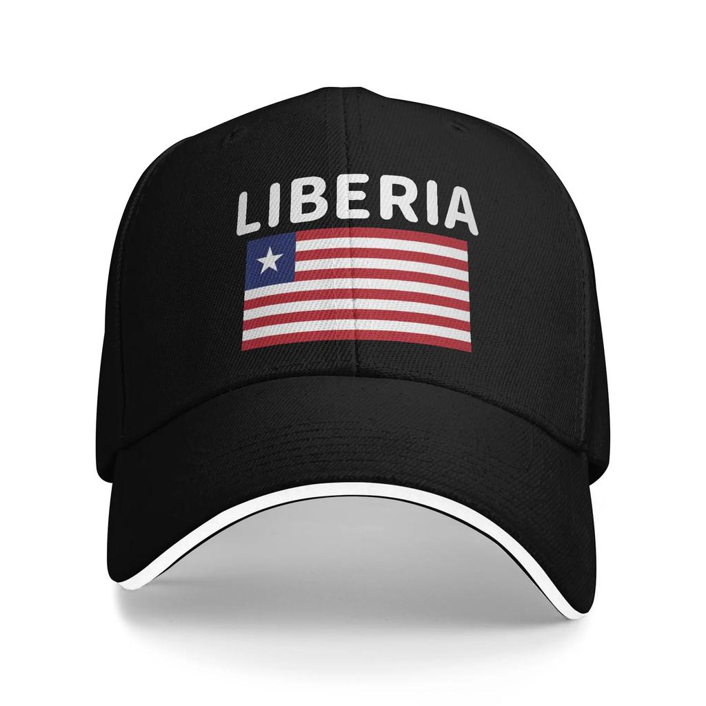 Casual Liberia Independence Day Baseball Caps Unisex Style Snapback Cap Daily Golf Adjustable Sun Hats