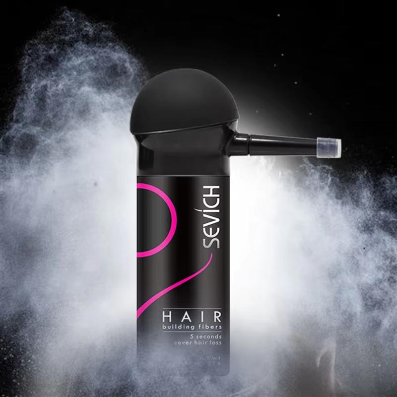 Nozzle Spray Applicator Pump Tool and Sevich Easy Usage Hair Building Fiber Powders New Package for 25g Bottle
