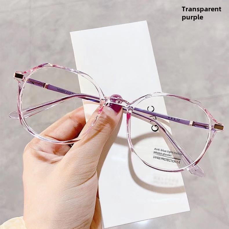 TikTok Polygonal Anti-Blue Light-briller i koreansk stil for nærsynthet