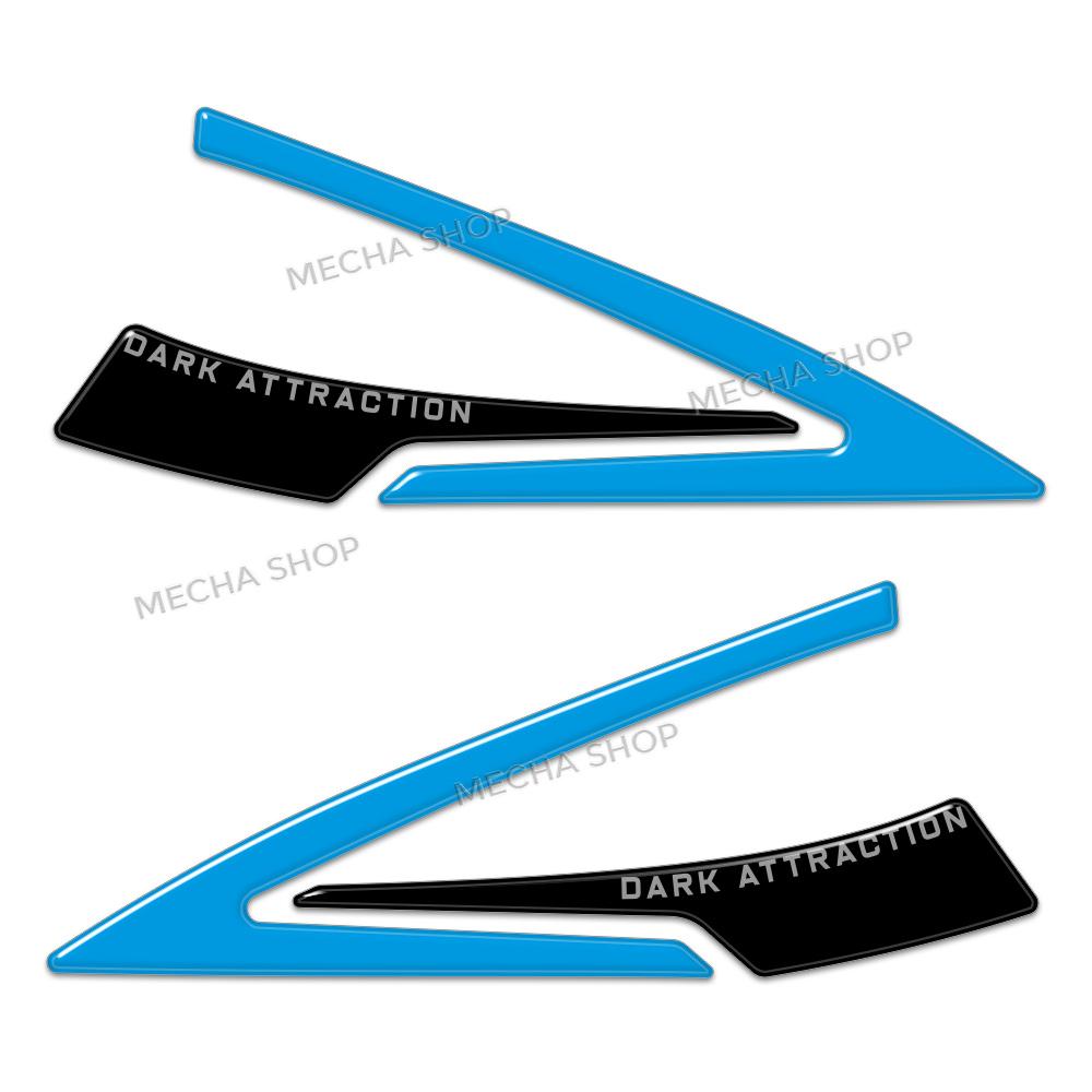 3D Resin Motorcycle Sticker Set Front Fairing Decals For MT-07 MT 07 MT07 2025 Tank Mat Decals