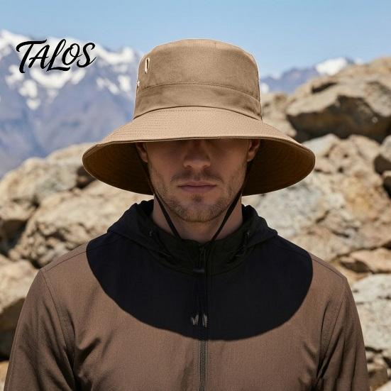 Sun Hat for Hiking Extra Wide Brim Men Women, Quick Dry Bucket Cap with Adjustable Outdoor Headwear Breathable Vents, Wind Cord Snap Flip Fishing