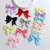 Double-Layer 8-Minute Polyester Swallowtail Ribbon Waist Bow and Headdress Accessory