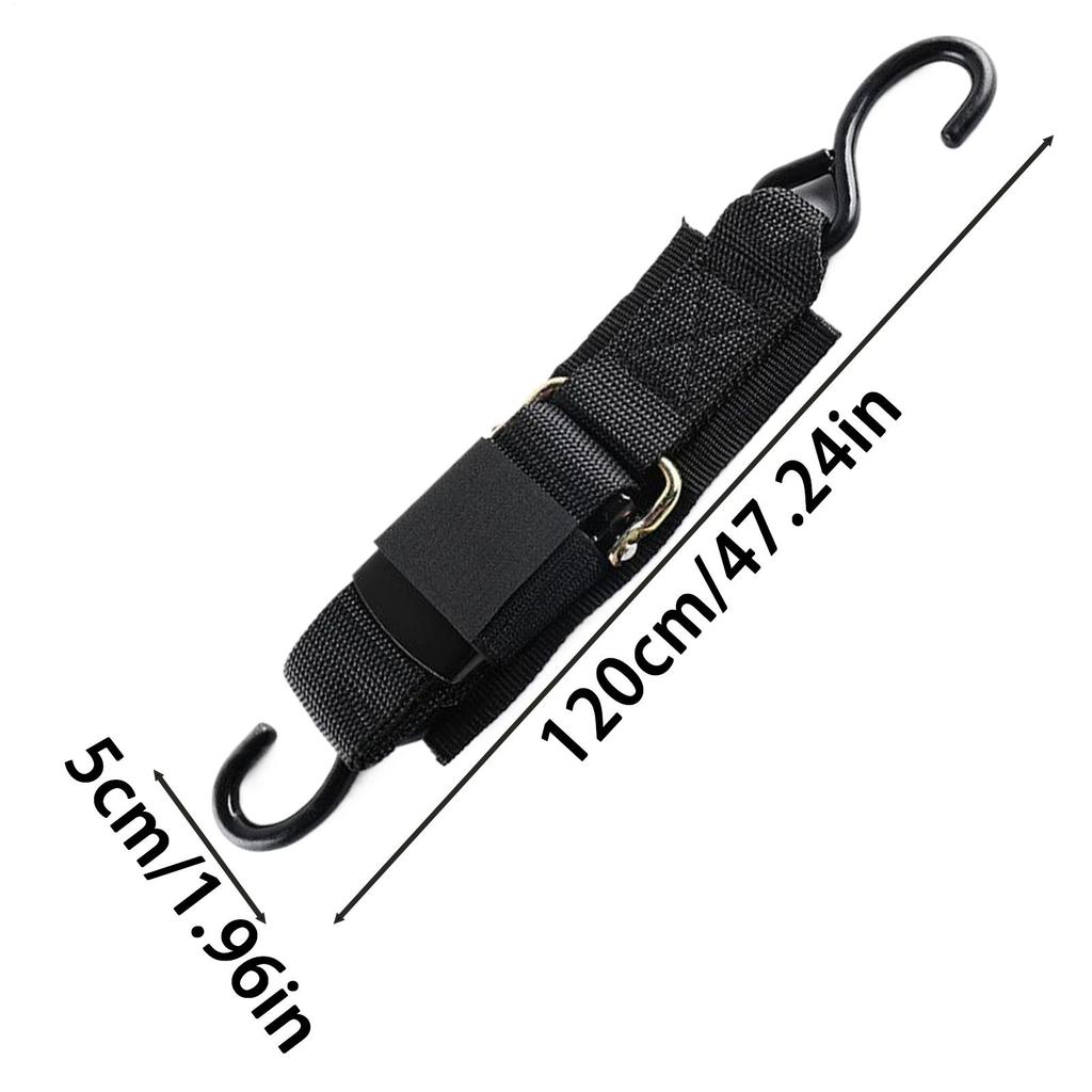 Ratchet Tie Down Straps Heavy Duty Ratcheting Belt Cargo Luggage Belt For Trailer Truck Motorcycle Kayak Roof Rack Camping