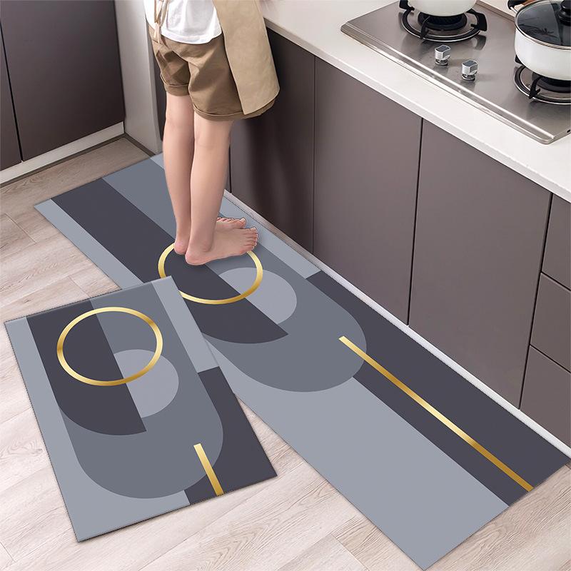 Tapis de cuisine de Style nordique Simple, à la mode, pour la maison, décoration de maison moderne