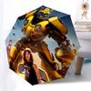 Bumblebee, Transformers Automatic Opening and Closing, 8 Rib Structure Portable Umbrella, Suitable for Men and Women In All Seasons  Perfect