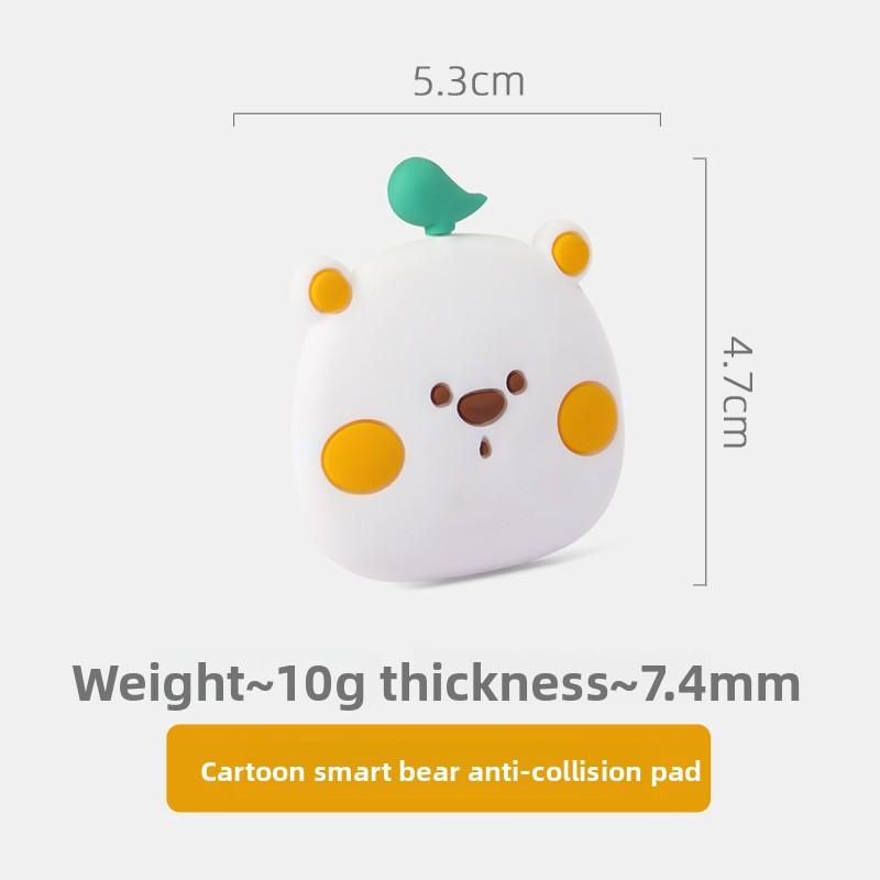 Cartoon Creative Home Anti-collision Pads, Wall Stickers, Door Stickers, Home Silent Thickened Silicone Protective Film Organizer