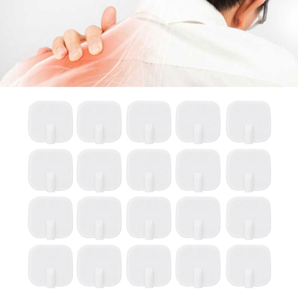 20pcs   bag 4 x 4cm SelfAdhesion Tens Electrode Pads for TENS Massager Physiotherapy Machine