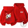 Winter Trendy Casual Zipper Hoodie Cute Cartoon Print Street Style Kids Hooded Top Snoopy Children 3 14