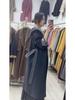 Women's Extra Long Double-Sided Wool Coat with Hood, Tie Belt, and Large Lapel, Thickened Cashmere, Loose & Temperamental Style