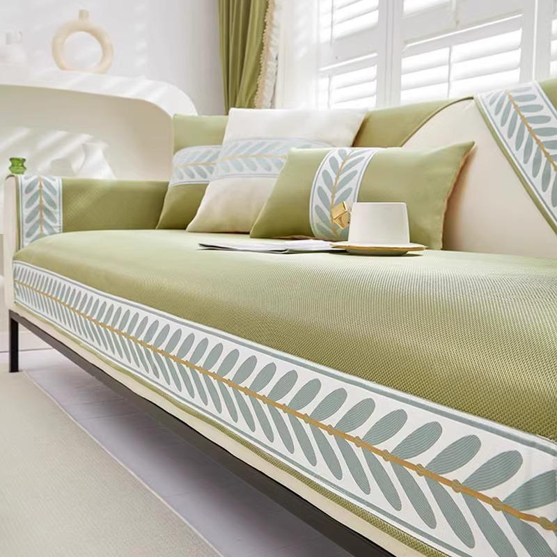 Ice Silk Sofa Cushion Summer Non-Slip Simple Modern Mat Cushion Summer  New All-Inclusive Sofa Cover