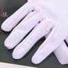 Women Men Elastic Pure Color Summer Thin Driving Gloves Anti-UV Sun Protection Etiquette Gloves