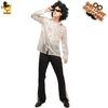 Costume da orgy party disco in argento per coppia costume da palcoscenico costume da esibizione costume da ballo in maschera