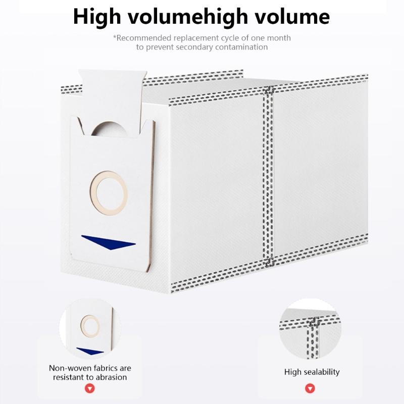 Packung mit 10 Staubbeuteln Staubsaugerbeutel Ersatz Staubsauger Staubbeutel Stoffmaterial für T30PRO/MAX Modelle