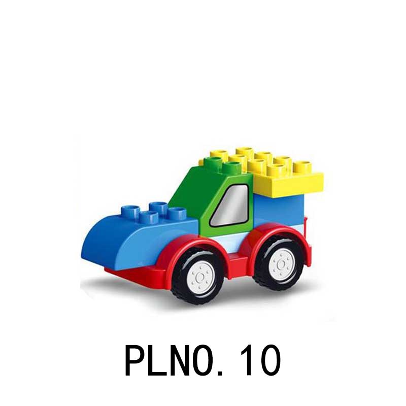 Building Blocks Excavators Trailer Toy Car Children's Educational Toys Compatible with Large Particle Blocks Creativity