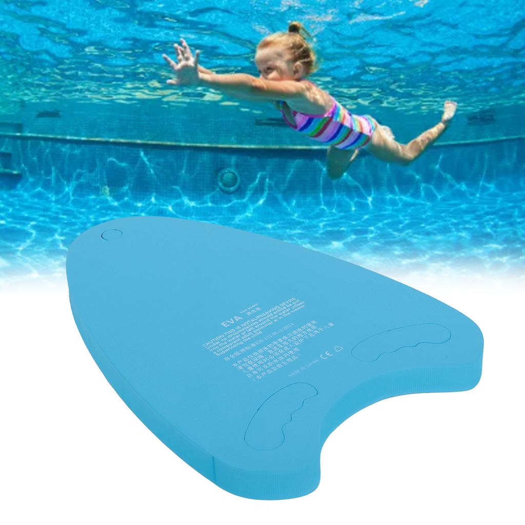 Swimming Floating Board Pool Training Safe Kickboard with Handle for Kids and AdultsBlue