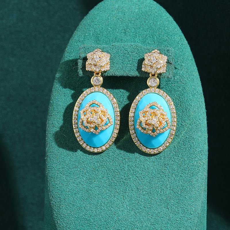Yong Nuo Vintage Retro Jewelry: High-End, Colorfast Antique Earrings