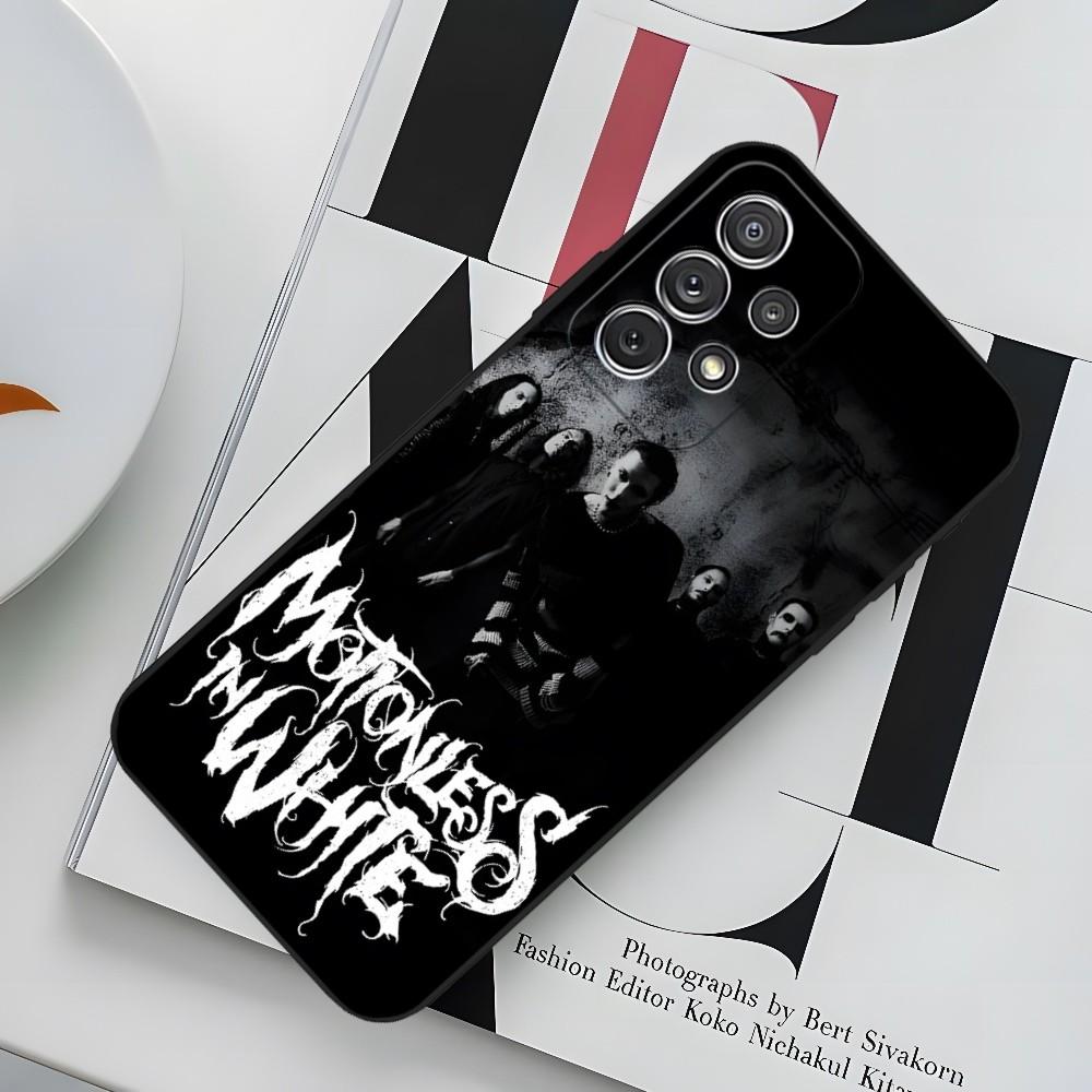 Music Motionless In White Phone Case For Sumsung Galaxy S24 S23 S22 S21 S20 A24 A34 N20 M54 A54 A53 Fe Plus Ultra Black Soft Cov