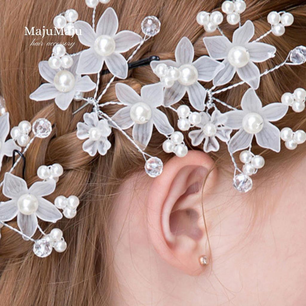 Hair Piano Recital Arranged Hair Ornament for Girls and Children [MajuMaju] Accessory, Headpiece, Handmade, (E) (PHC08)