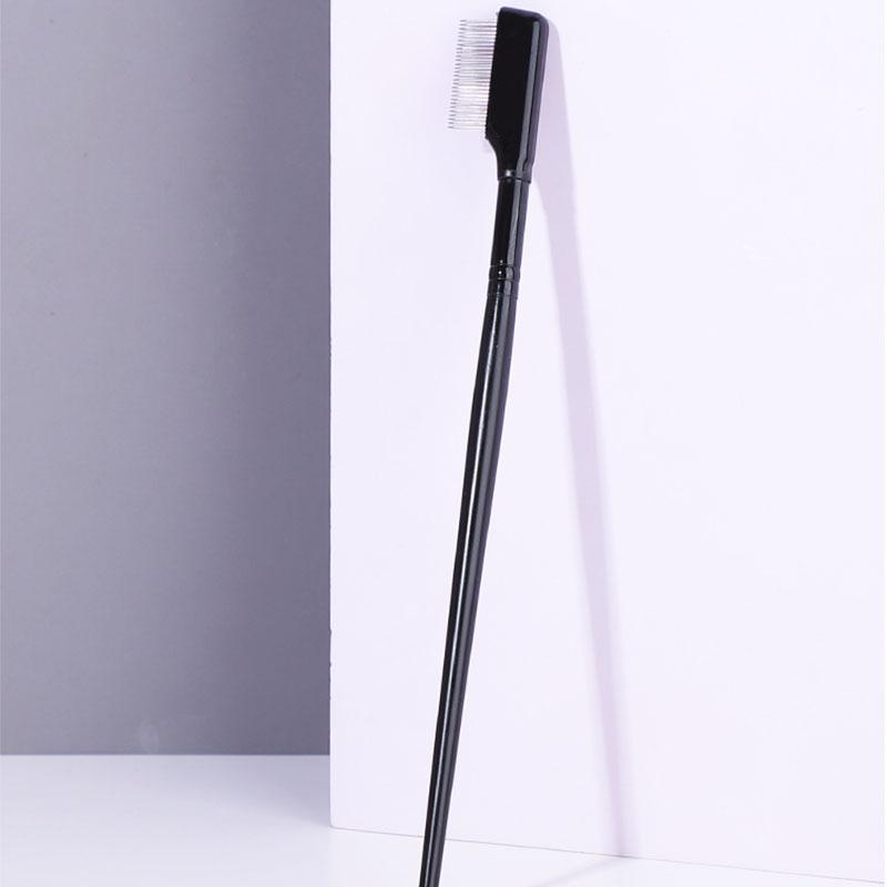 Metal Eyelash Comb Brush with Cover Separator New Eye Makeup Tool for Lashes Separation And Grooming