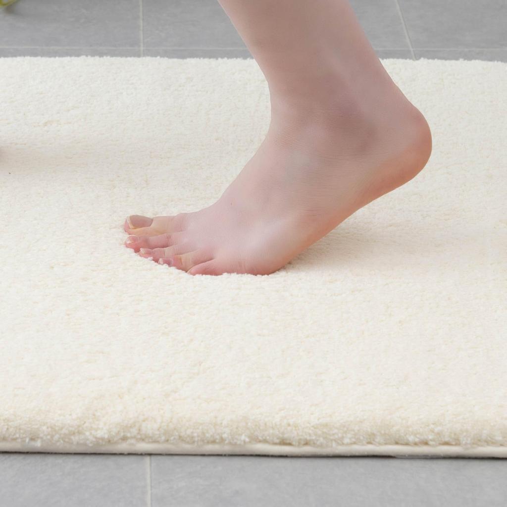 Senko Cushioni 3 Bath 50 x 75 70021 [BB Collection] Mat, Approx. cm, Ivory,