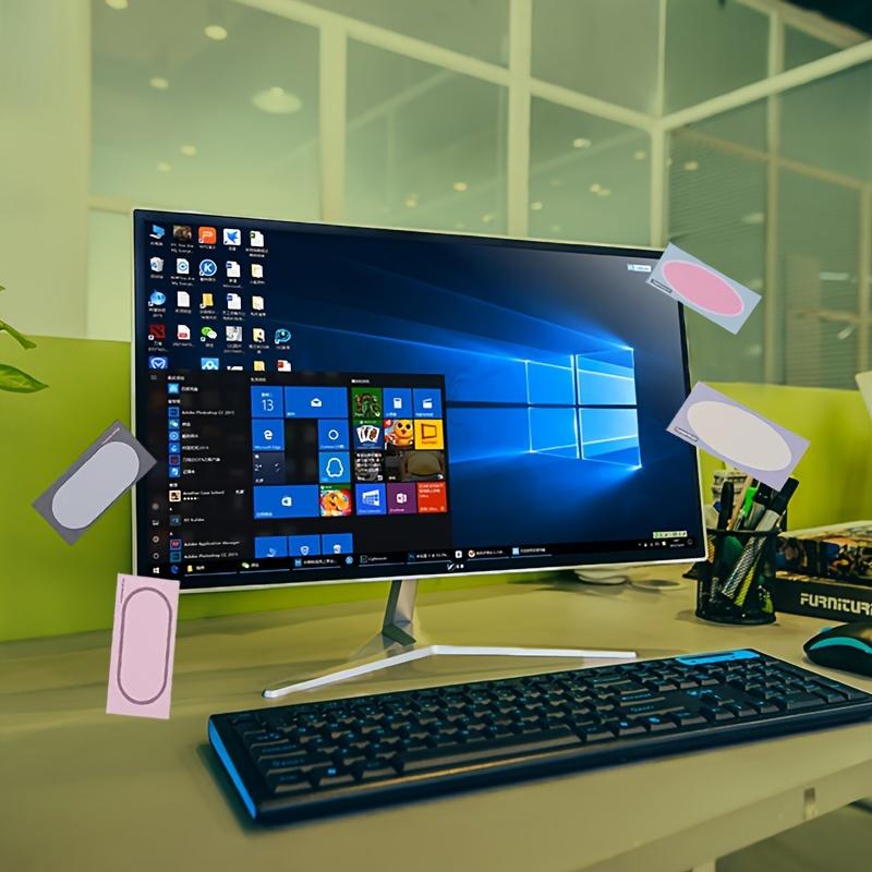 7 - Piece Floral Ink Retro Mini Brick Notepads Set - 700 Sheets Total, Versatile Sticky Paper for Study and Planning