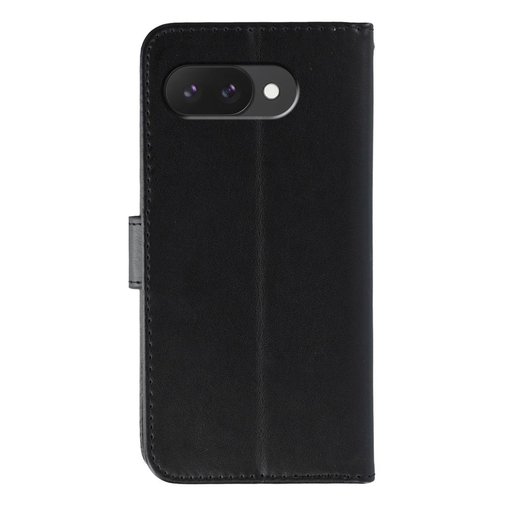 For Google Pixel 9a Case PU Leather Flip Wallet Phone Cover with Strap
