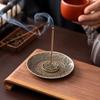 1/2/3/4Pcs Golden Toad Incense Diffuser Incense Stick Holder Metal Zen Lotus Buddha Incense Burner Censer Buddhist Aromatherapy