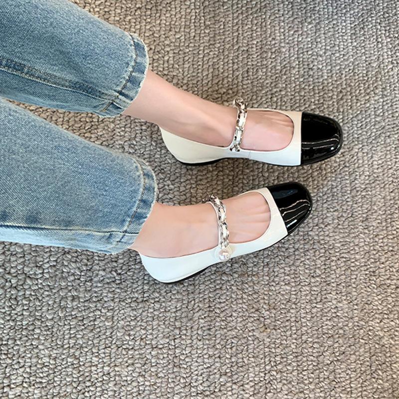 

2024 Дизайнерская обувь класса люкс Туфли на плоской подошве Туфли Мэри Джейн на толстом каблуке Элегантные туфли на среднем каблуке Роскошные туфли Босоножки на высоком каблуке 34