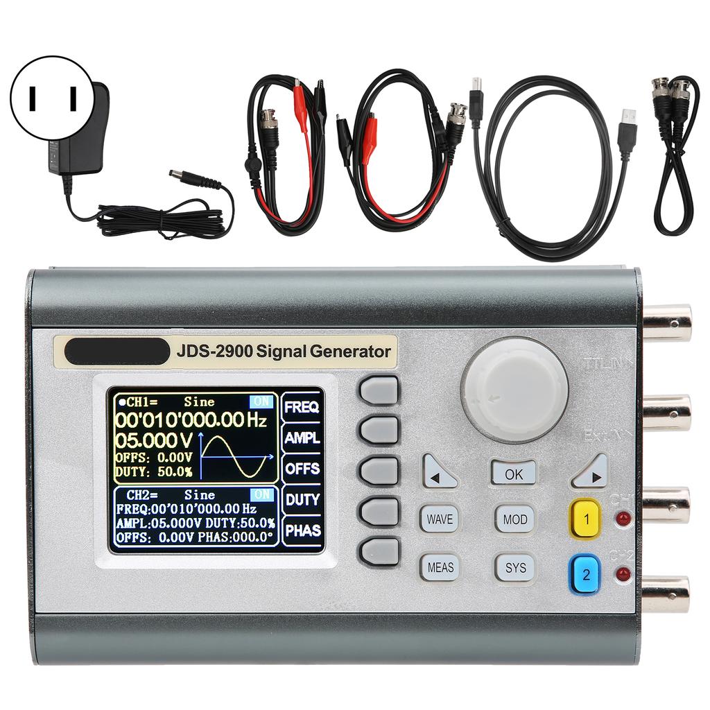 JDS2900 50M Dual Channel DDS Arbitrary Waveform Signal Generator Frequency Meter